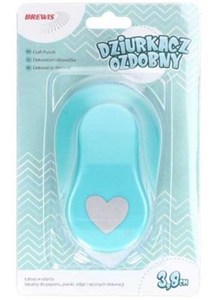 Obrazek Dziurkacz ozdobny - Serce 3,8cm MIX