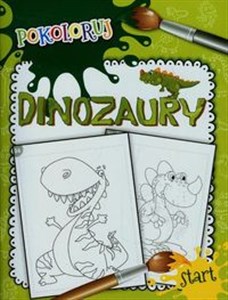 Obrazek Dinozaury Pokoloruj