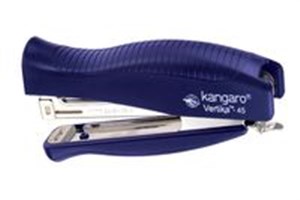 Obrazek Zszywacz KANGARO Vertika-45+zszywki niebieski
