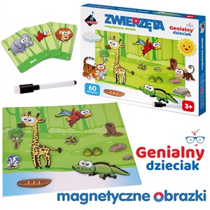 Picture of Puzzle 60 magnetyczne zwierzęta 110691