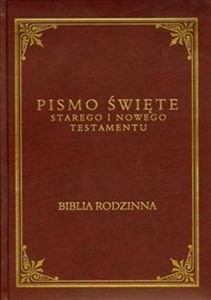 Picture of Pismo Święte Starego i Nowego Testamentu Biblia Rodzinna Wydanie luksusowe