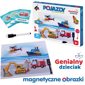 Picture of Puzzle 59 magnetyczne pojazdy 110707
