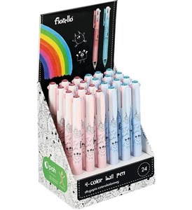 Obrazek Długopis GR-F5518 wielokolorowy (24szt) FIORELLO