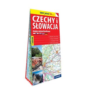 Obrazek Czechy i Słowacja; papierowa mapa samochodowa 1:550 000