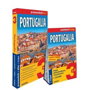 Obrazek Portugalia 3w1: przewodnik + atlas + mapa