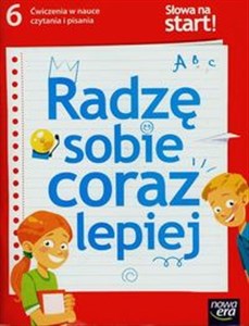 Obrazek Słowa na start 6 Ćwiczenia w nauce czytania i pisania Szkoła podstawowa