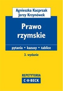 Obrazek Prawo rzymskie Pytania Kazusy Tablice