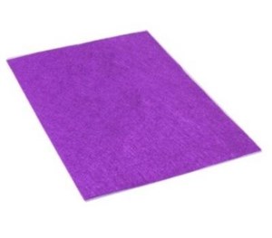 Obrazek Filc dekoracyjny fioletowy 20x30cm 10szt