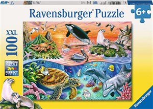 Obrazek Puzzle 2D 100 Wzburzony ocean XXL 10681