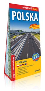 Picture of Polska laminowana mapa samochodowa 1:750 000 wydanie 2019