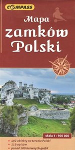 Obrazek Mapa zamków Polski Mapa krajobrazowa 1:900 000