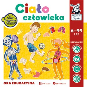 Picture of Ciało człowieka Gra edukacyjna Kapitan Nauka