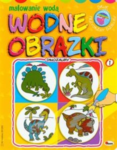 Obrazek Wodne obrazki Dinozaury malowanie wodą