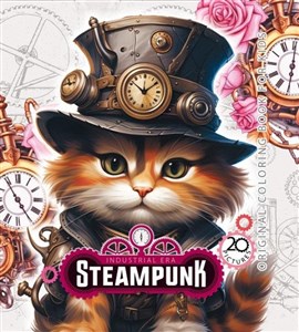 Obrazek Kolorowanka usztywniana Steampunk Kot