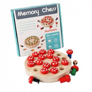 Obrazek Gra Grzybki drewniane memory