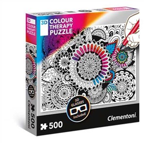 Obrazek Puzzle 3D Colour Therapy Kwiaty