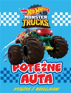 Picture of Hot Wheels Monster Trucks Potężne auta. Książka z naklejkami