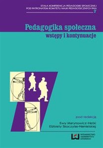 Picture of Pedagogika społeczna Wstępy i kontynuacje