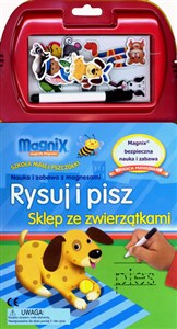Picture of Rysuj i pisz. Sklep ze zwierzątkami. MAGNIX Szkoła Małej Pszczółki