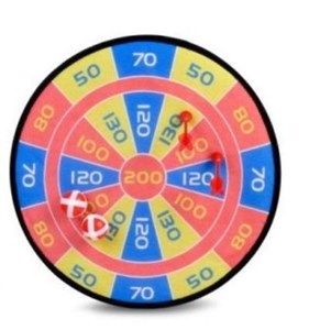 Obrazek Tarcza z rzutkami 36cm