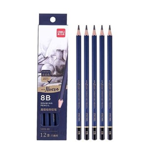 Obrazek Ołówek 8B do szkicowania 12szt DELI