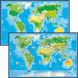 Obrazek Mapa dwustronna Świata Młodego Odkrywcy
