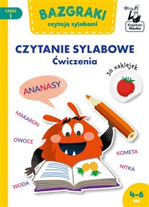 Picture of Bazgraki czytają sylabami Część 1 Czytanie sylabowe Ćwiczenia
