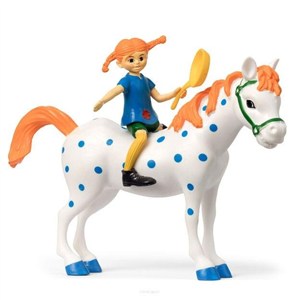 Obrazek Figurka Pippi z koniem