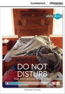 Obrazek Do Not Disturb: The Importance of Sleep High Beginning Book with Online Access