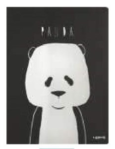 Picture of Notes A4/46K czarny z Pandą