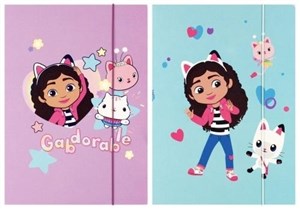 Obrazek Teczka A4 z gumką Gabby 1 szt. mix