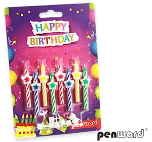 Picture of Świeczki urodzinowe 8szt