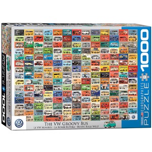 Obrazek Puzzle 1000 The VW Groovy Bus 6000-0783