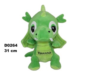 Obrazek Smok "Kraków" jasny zielony 31cm