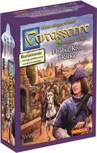 Obrazek Carcassonne Hrabia Król i Rzeka 6 rozszerzenie do drugiej edycji najpopularniejszej gry kafelkowej