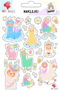 Obrazek Naklejki dla dzieci Wesołe lamy