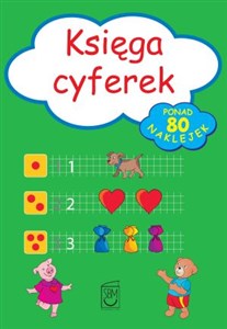 Obrazek Ksiega cyferek 80 naklejek