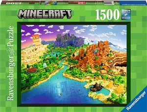 Obrazek Puzzle 2D 1500 World of Minecraft 17189