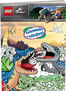 Obrazek Lego Jurassic World Kolorowanka Z Naklejkami
