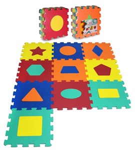 Obrazek Puzzle piankowe 10 elementów Kształty