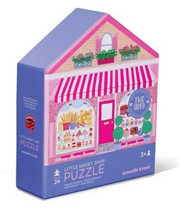 Picture of Puzzle dwustronne 24 Domki cukiernia