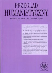 Obrazek Przegląd Humanistyczny 2018/2