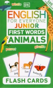 Picture of English for Everyone Junior First Words Animals Flash Cards