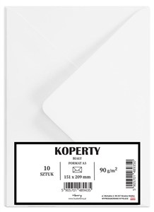 Picture of Koperty A5 białe 10szt