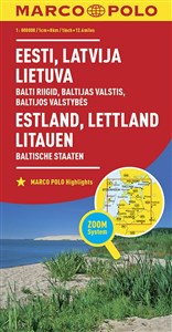 Picture of Estonia Łotwa Litwa mapa