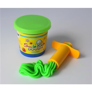 Obrazek Ciastolina 200g świecąca zielona