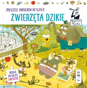 Obrazek Puzzle Obserwacyjne zwierzęta dzikie Kapitan N