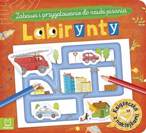 Picture of Labirynty Książeczka z naklejkami Zabawa i przygotowanie do nauki pisania