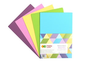 Picture of Tektura falista Happy Color pastelowe kolory A4 5 kolorów 5 arkuszy