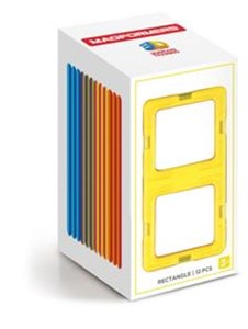 Obrazek Klocki magnetyczne 3D Magformers Prostokąty 12 elementów